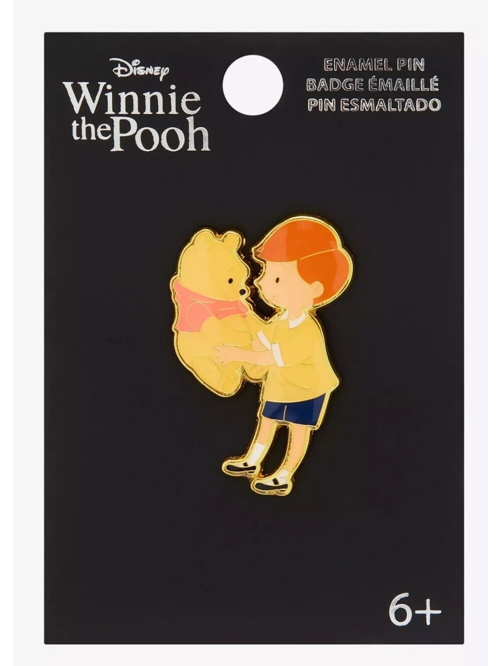 Loungefly Disney Winnie the Pooh Christopher Robin & Pooh Bear Enamel Pin